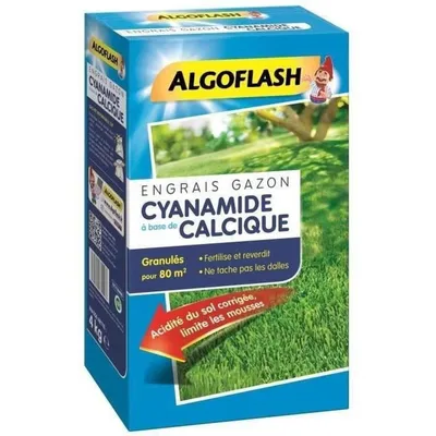 Obrázek produktu pro ALGOFLASH Kyanamidové hnojivo na trávník - 4 kg