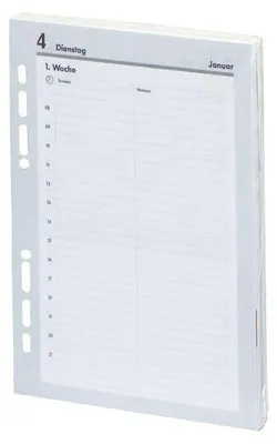 Produktbild von BSB Kalendarium Timer A5 20,9x14,6cm 1Tag/1Seite 2026 (02-0049)