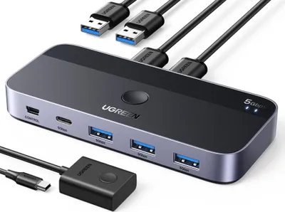Immagine prodotto di UGREEN USB 3.0 Sharing Switch 2 In 4 Out