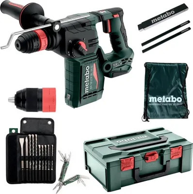 Produktbild von Metabo Akku Kombihammer KH 18 LTX BL 24 Q CAS + Bohrer- Meißelset + Sportbeutel