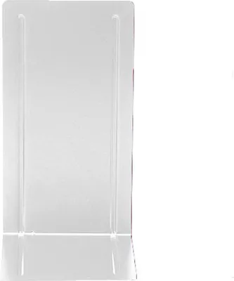 Produktbild von Buchstütze 140x130x240mm weiß Packung mit 25 Stück