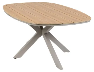 Produktbild von Ovaler Gartentisch Cadiz | 180 x 115 cm | Tecon Teak | Camel