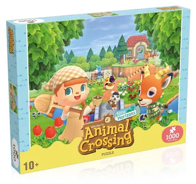 Produktbild von Winning Moves Puzzle 1000 Teile Animal Crossing - Puzzle Animal Crossing für Fam