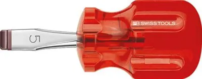 Produktbild von Swiss Tools Schraubendreher Stubby Schlitz 5,5x0,8x 30mm Classic