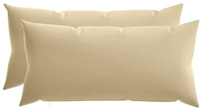 Obrázok produktu pre vidaXL Vankúšový poťah, 2 kusy, farba: béžová, rozmer: 40 x 80 cm, materiál: polyester