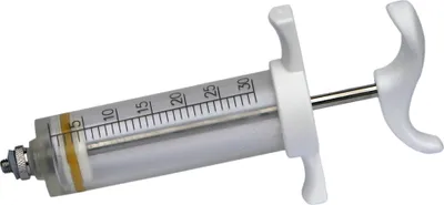 Zdjęcie produktu dla Nylonowa strzykawka z gwintem 30 ml