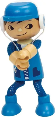 Produktbild von Hape Happy Family Biegepuppe Sohn, E3508