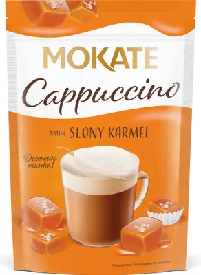 Produktbild von Cappuccino mit gesalzenem Karamellgeschmack 110g - Mokate