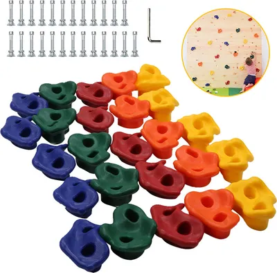 Image de Jopassy 10X Prises d'escalade Robuste Outdoor incl. vis Enfants Pierres d'escalade Mur de bloc