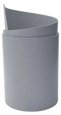 Produktbild von Sichtschutzstreifen zaun|zu RILLE MAXI Streifen 2,05m für 24cm Gittermatten Fenstergrau 2,05m