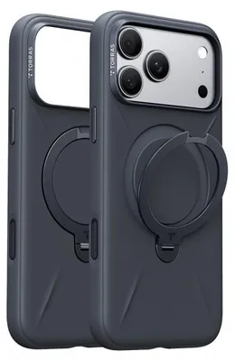 Produktbild von MagSafe-Hülle für Apple iPhone 18 Pro Max / 17 Pro Max, Torras, QPRO Silikon, Schwarz