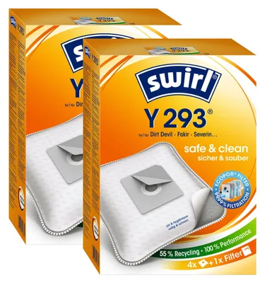 Produktbild von 2 x Swirl Y 293 MP Plus AirSpace Staubsaugerbeutel Staubbeutel Microvlies