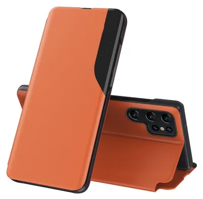 Produktbild von Handy Hülle Smart View für Samsung Galaxy S26 Ultra Magnetisch Flip Case Orange