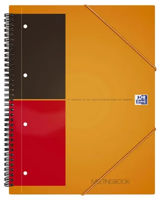 Immagine prodotto di Oxford Meetingbook quaderno per scrivere 160 fogli Arancione