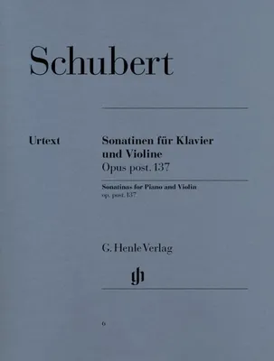 Produktbild von Sonatinen für Klavier und Violine op. post. 137