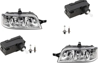 Produktbild von Johns, Scheinwerfer Set Links Rechts passend für Peugeot Boxer Stellmotor Leuchtmittel