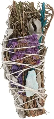 Produktbild von Something Different - Räucherstäbchen-Stab "Ritual", Weißer Salbei und Lavendel SD5791 (Einheitsgröße) (Braun/Veilchen/Weiß)