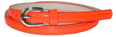Productafbeelding van CTM Damen skinny jurk, riem, oranje, maat 42