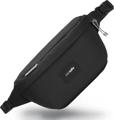 Image de pacsafe sac en bandoulière sac banane Go Sling Pack Jet Black noir