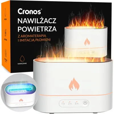 Imagen del producto de Humidificador ultrasónico Cronos HX-853, color blanco