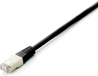 Produktbild von Equip Cat.6A Platinum S/FTP Patchkabel, Black, 0.25m , 10pcs/set