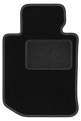 Produktbild von Fahrermatte Velours für BMW 4 G23 2021-2022 (Cabrio) – 1-tlg, Schwarz, passgenau – Wielganizator LUX