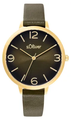 Produktbild von s.Oliver Damen Uhr Armbanduhr Leder 2036549