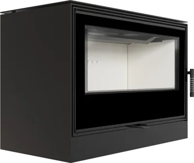 Zdjęcie produktu dla Piec stalowy KARI 95 fi 180 14 kW kominek w zabudowie