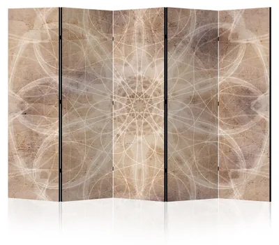 Produktbild von LUMASOUL Paravent einseitiger, Paravent Raumteiler Innen, Boho Motiv, 225x172 cm