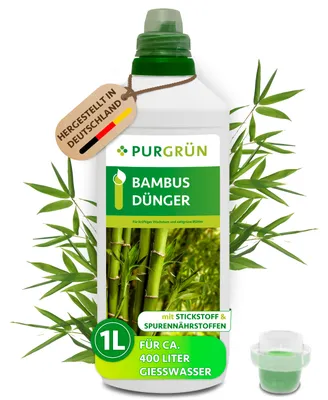 Produktbild von Purgrün Bambusdünger | Flüssigdünger für Vitalität | 1L