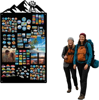 Produktbild von Anwicar Magnettafel für Erinnerungen Schwarz 50x33 cm