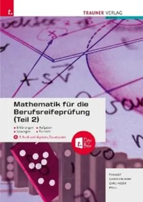 Produktbild von Mathematik für die Berufsreifeprüfung (Teil 2) + TRAUNER-DigiBox + E-Book