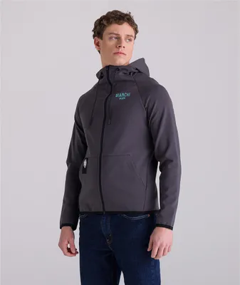 Produktbild von Santini Bianchi Milano Fan 2025 Kapuzenpullover Grau M Herren Grau M