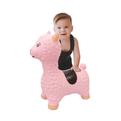 Produktbild von Jamara Hüpftier Lama rosa mit Pumpe, 1 Jahr(e), Pink