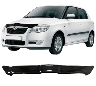 Image de Bra Capot Déflecteur Protection Pour Skoda Fabia 2 2010-2014 Kombi, Aérodynamique, Assemblage Facile, Aucun perçage requis
