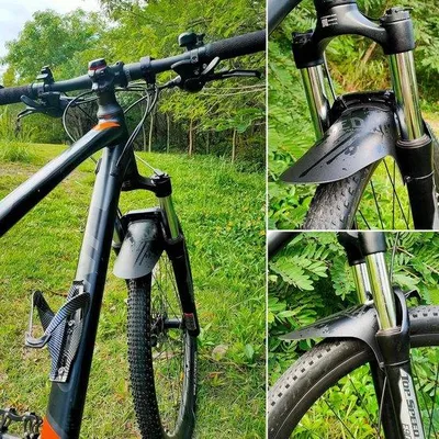 Produktbild von Famanu Mudguard 2-teilig - 26 Zoll, 27,5 Zoll, 29 Zoll, universelle Spritzschutz für Fahrräder