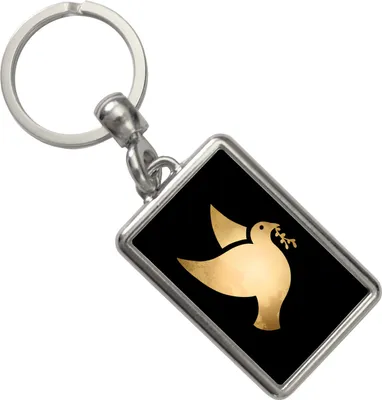 Produktbild von Friedenstaube Schlüsselanhänger mit christlichem Symbol