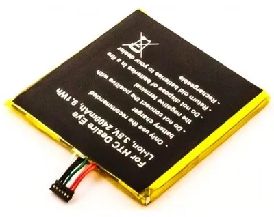 Produktbild von Akku für Htc B0PFH100 Li-Ion 3,8 Volt 2400 mAh schwarz.