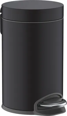 Zdjęcie produktu dla Hansgrohe AddStoris - Kosz na śmieci 3 l, Soft Close, czarny matowy 41775670