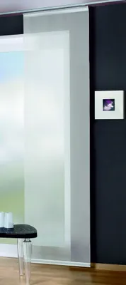 Produktbild von Home Wohnideen Schiebevorhang Voile Uni Für Digitaldrucke 1 teilig 245 x 60 cm Weiss