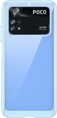 Produktbild von Silikon-Schutzhülle Outer Space für Xiaomi Poco M4 Pro 5G - Blau