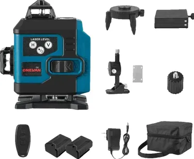 Produktbild von Laser-Niveau, 16 Linien, 360° Drehung, 2 Batterien EU-Stecker