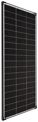 200 W Mono-Solarmodul 30 V, Black Frame, 172x59 cm