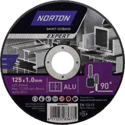 Produktbild von Expert Aluminium Trennscheibe Norton Ø 125x22,23 mm, 25 Stück