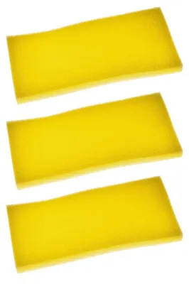 3x Schaumstofffilter für Grundig VCC 7070 Serie