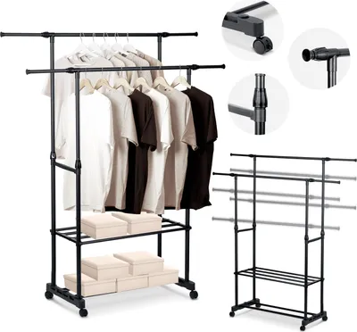 Produktbild von Massido 686200 Kleiderbügel schwarz