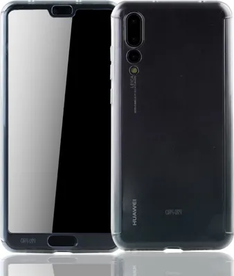 Produktbild von Handyhülle Schutzhülle für Huawei P20 Pro Full Case Cover Displayschutz 360 Transparent