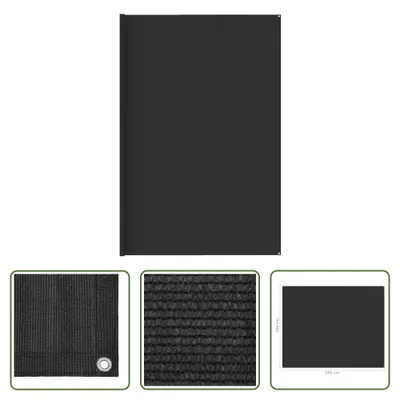 Produktbild von The Living Store Zeltteppich 400x500 cm Anthrazit