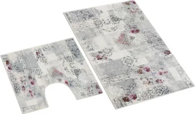 Image de Bellatex Tapis de bain et de toilette Ornament 3D