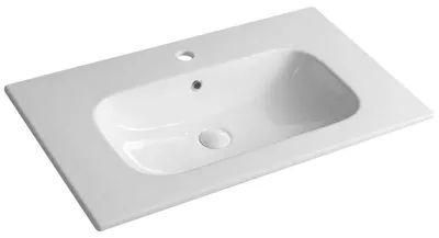 Produktbild von PIEDRA Keramik-Möbelwaschbecken 81x46,5cm, Weiß